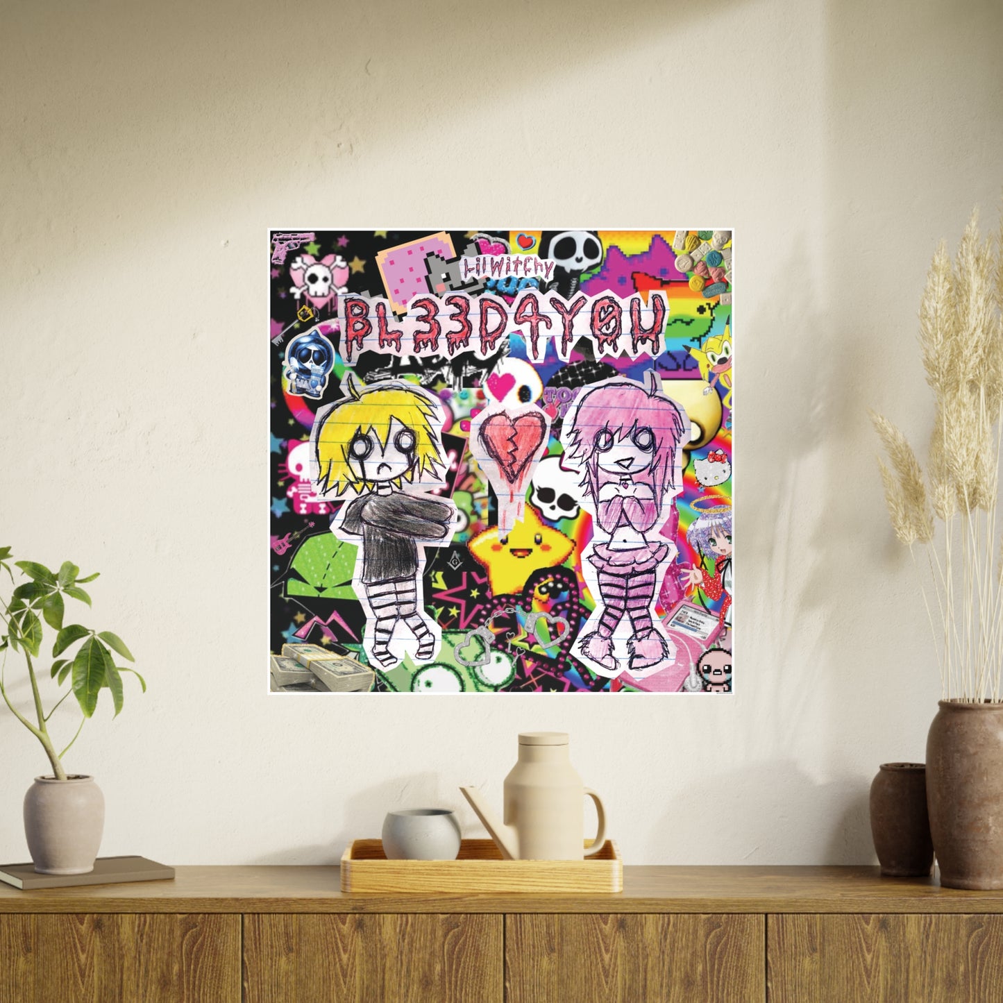 BL33D4Y0U Poster